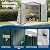 GarveeLife 6x4 FT Outdoor Storage Shed–Sloping Roof, Double Lockable Door