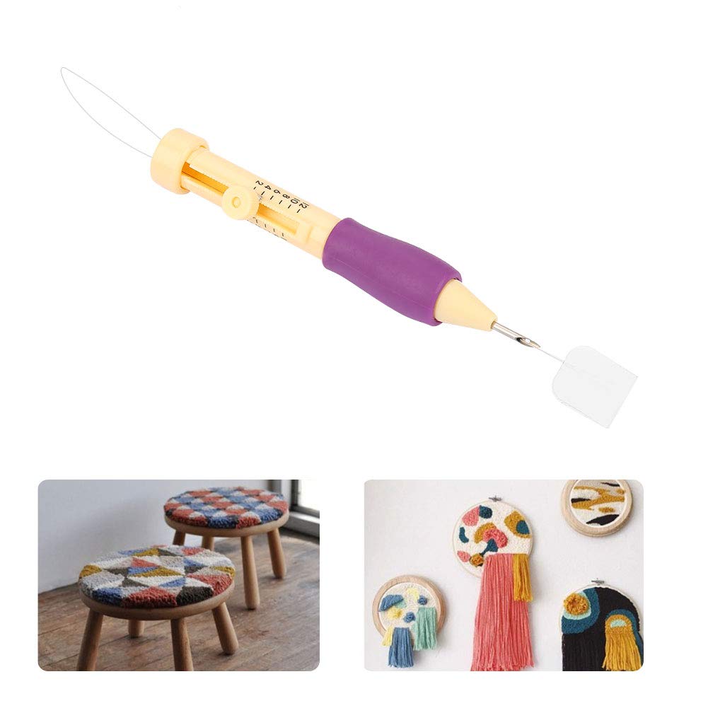 Xolsurg Embroidery Punch Needle Exquisite Hand Artwork DIY Craft KIT Comfortable Grip Gift Embroidery Lovers