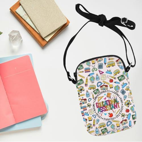 Educational Assistant Crossbody Bag EA Appreciation Gift Educational Aide Gift Teaching Assistant Shoulder Bag Educator Gift3