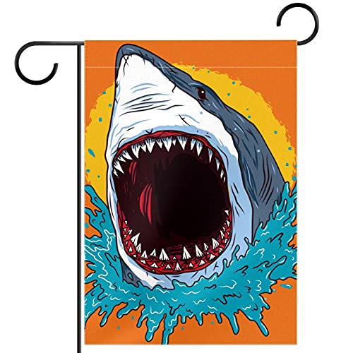 Drapeau de jardin requin pour animer vos barbecues et terrasses en été