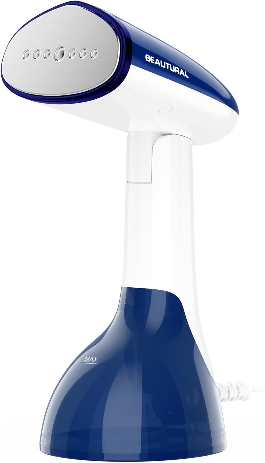 BEAUTURAL 1200W Clothes Steamer Handheld Portable Garment Steamer, Blue