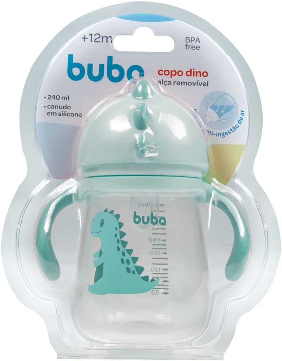 Buba Copo Dino Com Alça Azul