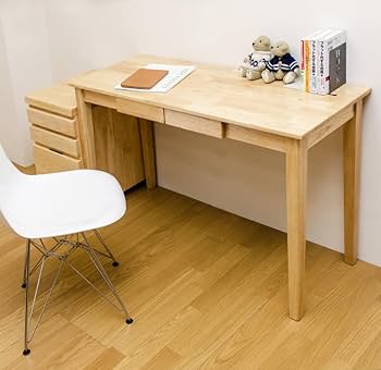 リビングデスク 約W120×D55×H74cm ライトブラウン 組立品 81CF7NPWz4L._UF350,350_QL80_.jpg