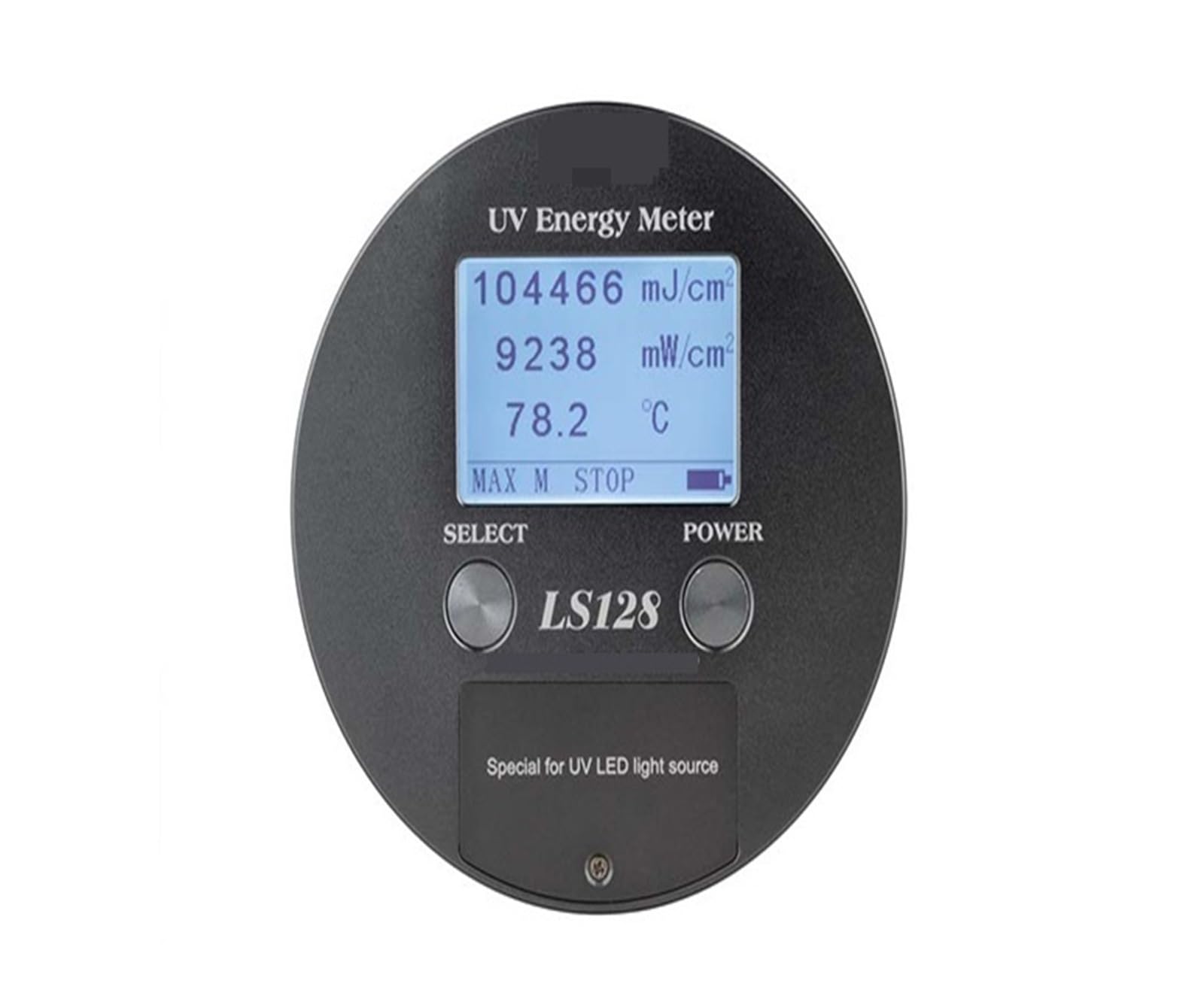 Medidor UV, Medidor de energía ultravioleta LED LS128 con sensor de temperatura de respuesta rápida y alta precisión