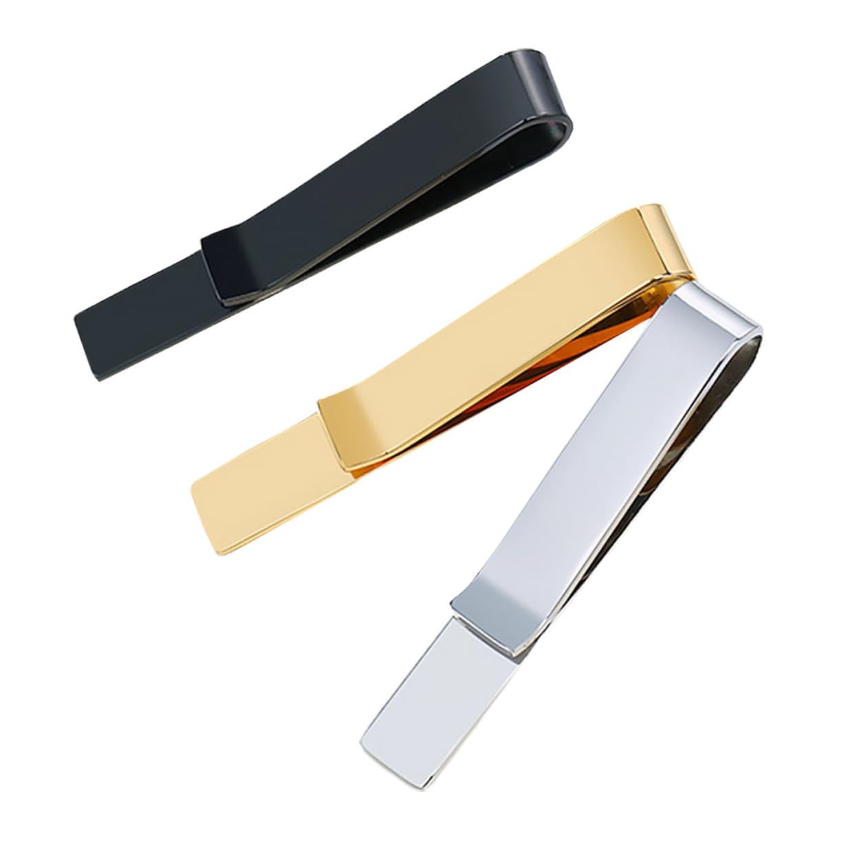Clip De Corbata De Acero Inoxidable Oro Pinza Para Sujetar Corbatas Cuello Atar Sujetacorbata Para Cualquier Ocasión Clip De Corbata De Moda Barra De Corbata
