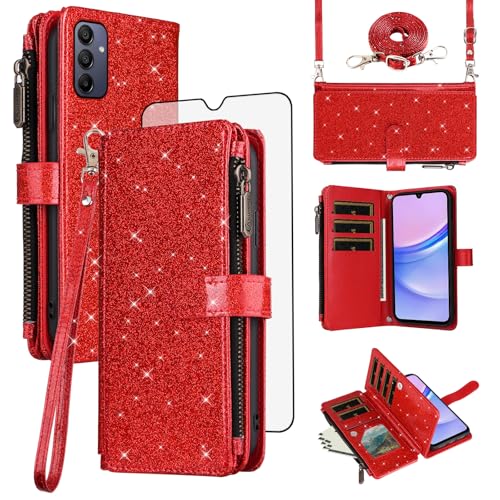 Coque A15 SFC30 US Asuwish rouge protection arrière antichoc en silicone pour smartphone