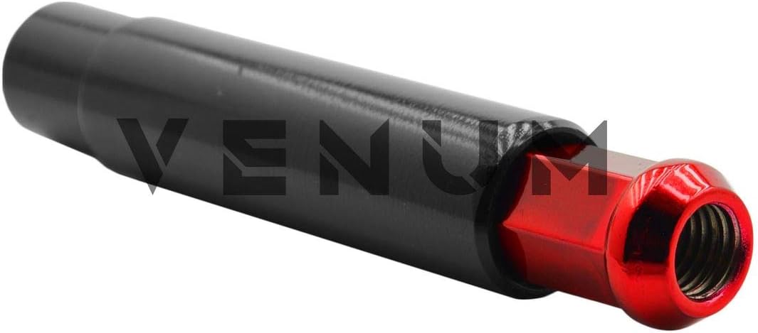 Venum wheel accessories 32 Blood Red Spike Steel Lug Nuts Powder Coated Custom Color 4.5 Inches Tall M14x1.5 Thread Pitch Works with Chevrolet Silverado 2500 HD 3500 HD 8 Lug 1999-2020