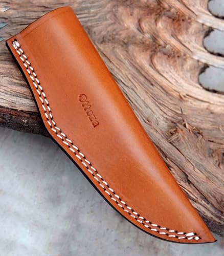 Ottoza TOP GRAIN Leather Knife Sheaths for Fixed Blade Knives, Leather Knife Sheath for Belt...