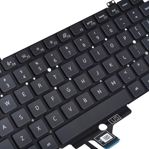 Image of Replacement Keyboard for Dell Latitude 5420 5421 5430 5431 5440 5450 7420 7430 7520 7530, Precision 3470 3480 3490 Series Laptop with Backlit P /N: MV4X8 0MV4X8, US Layout