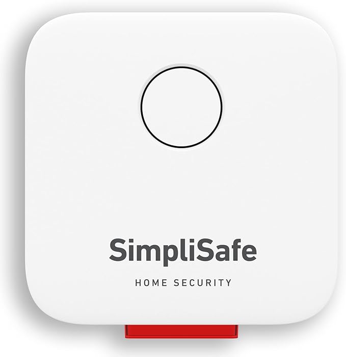 SimpliSafe Bell Box Wireless External Siren with 105db Alarm and Red