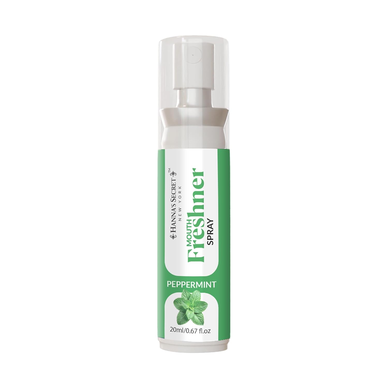 HANNAS Secret Mouth Freshener Spray | Long-Lasting Fresh Breath On-The-Go | Sugar-Free & Alcohol-Free | Natural Mint Flavor | Gentle Daily Oral Care Spray (All Mix Flavor, Pack Of 6)