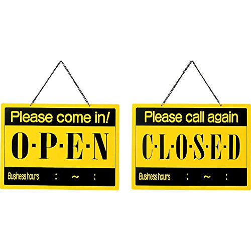 �ē��v���[�g OPEN�ECLOSED OC-2 / �C�G���[/������ �c�ƒ� �X�� �T�C�� �v���[�g �Ŕ�