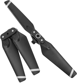 Propeller, Quick Release Propeller Quick Release 4730 Plastic Practical Light for Drone Enthusiasts for Spark Drone(Black silver edge)