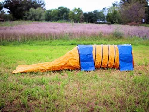 vabiono Agility Profi Sack-Tunnel für Hunde - Hundetunnel 60x300cm Spieltunnel Agilitytunnel Hundehöhle ST