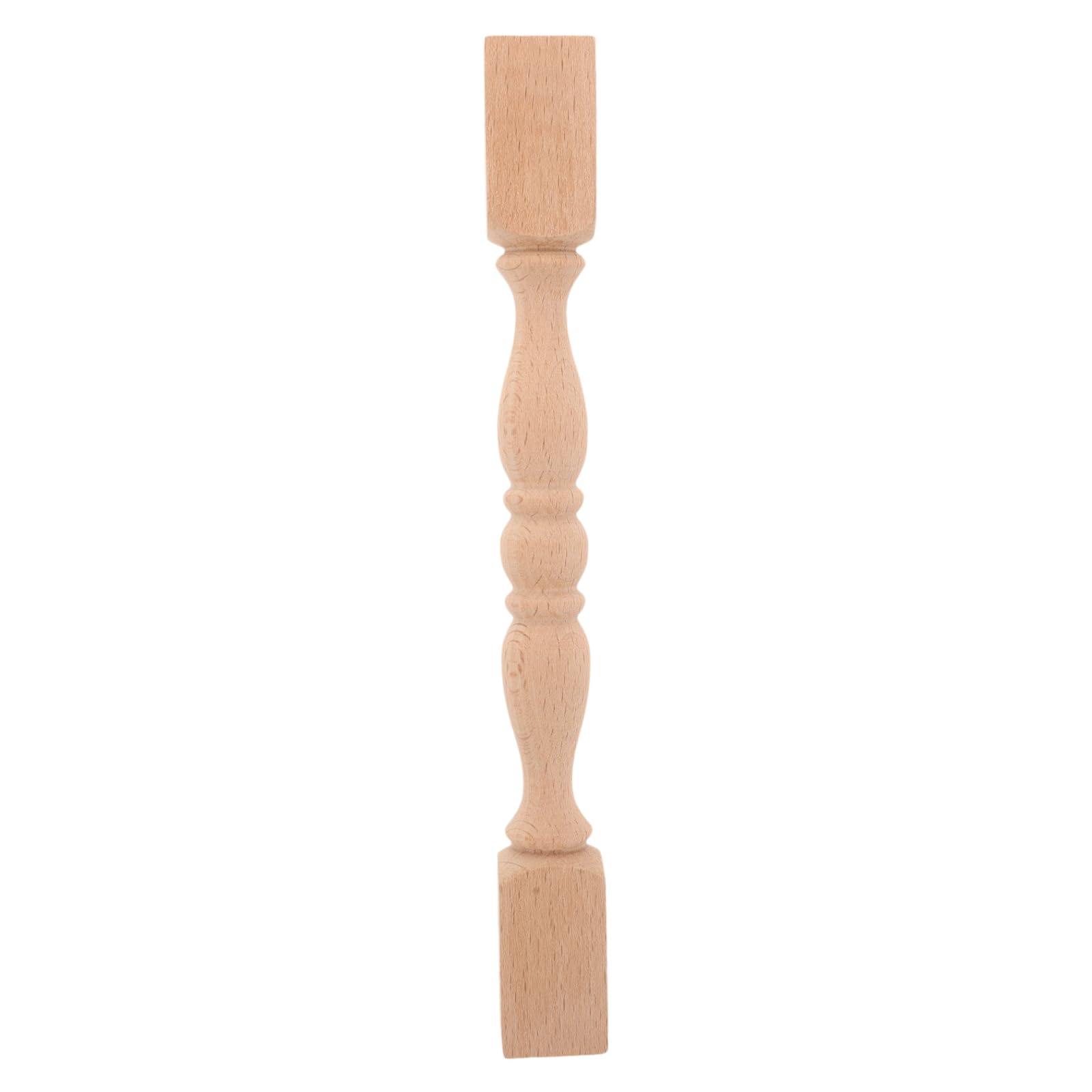 Gadpiparty Unbehandelter Gedrechselter Massivholzpfosten 24x2,5cm Dekorative Römische Säule für Möbel und Schränke Multifunktionale Holzsäule für Wohnraumgestaltung