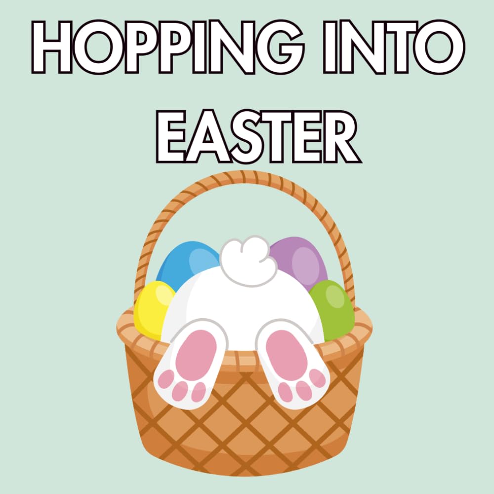 Hopping Into Easter: A Cute Easter Coloring Book for Kids