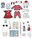 Baby Annabell Calendrier de l’Avent – Vêtements et Accessoires de Noël pour Poupées - pour les Petites Mains, Jeu Créatif Développe l’Empathie et les Aptitudes Sociales, 3 ans et + - avec 24 Surprises