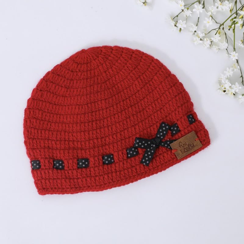 Image of Handmade Woolen Cap for Kids