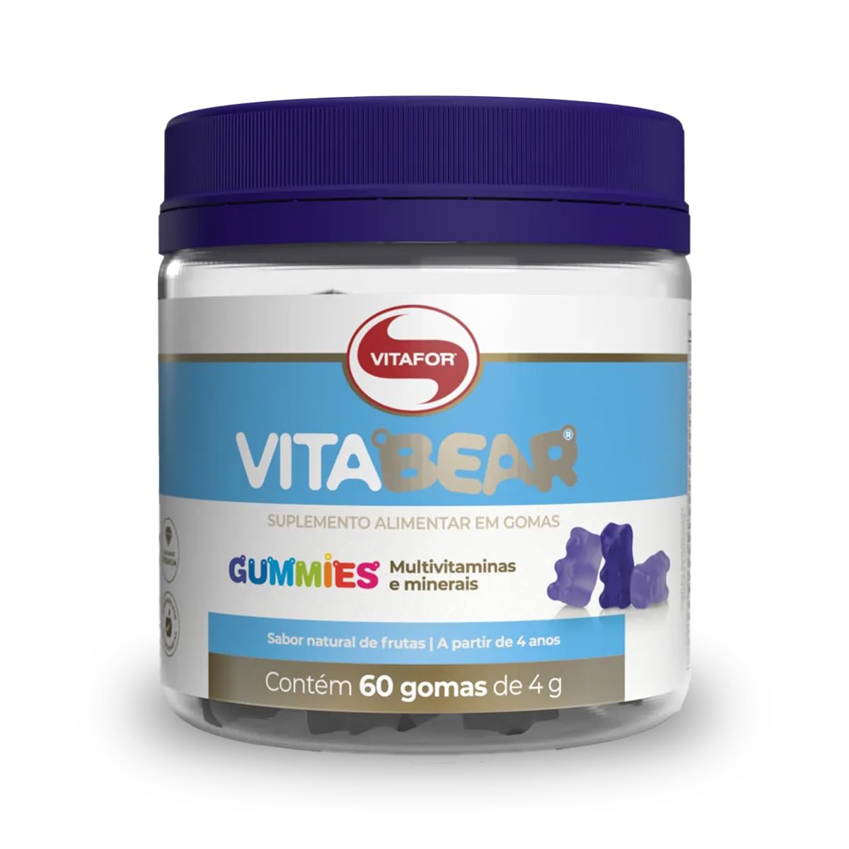 Kit 2 Vita Bear Multivitamínico Vitafor 60 Gomas em promoção! Veja a oferta e mais achadinhos de Vitaminas & Suplementos 3 Hoje é o melhor dia para comprar Kit 2 Vita Bear Multivitamínico Vitafor 60 Gomas com aquele preço maroto! Promoção! Aproveite a oferta! 3