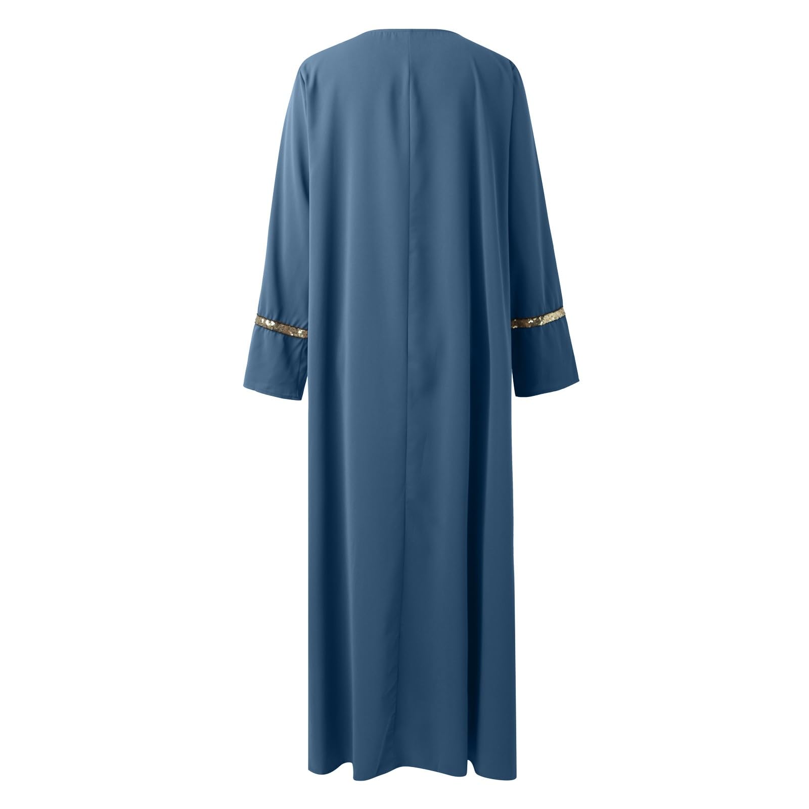 Générique Abaya - Caftan Longue Femme Manches Chauve-Souris Robe Ete Abaya Maxi Ample Djellaba Tenue De Priere Broderie Florale Tunique Caftan Robes Marocaine Islamique Turque