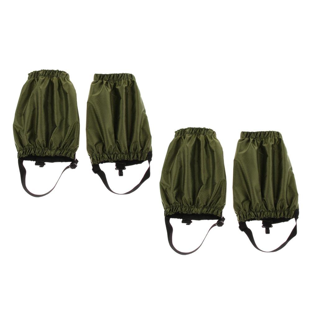 Oshhni 2 Paar wasserdichte S Wandern Klettern Low Snow Legging Trekking S, Armeegrün