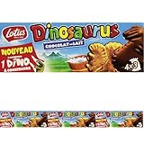 Lotus Dinosaurus au Chocolat au Lait, 225g (Lot de 4)