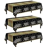 Childom Black Gold Tablecloth 3 Pack