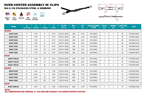 STAINLESS TIE DOWN WITH CLIP 1