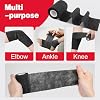AZEN 12 Pack Black Self Adhesive Bandage Wrap, 3 X 5 Yards Elastic Cohesive Bandage Wrap, Vet Wrap, Ankle Tape, Tattoo Grip Tape Wrap
