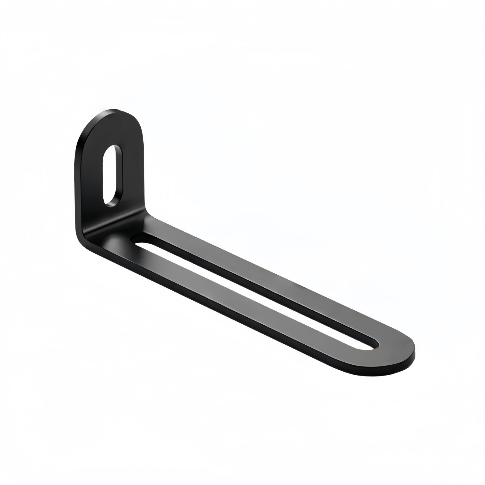 Supports D’étagères Muraux Réglables En Acier Inoxydable Système De Fixation Robuste Pour Rangement De Garage Bibliothèques Étagères De Cuisine Présentoirs(Black,32x98x20MM)