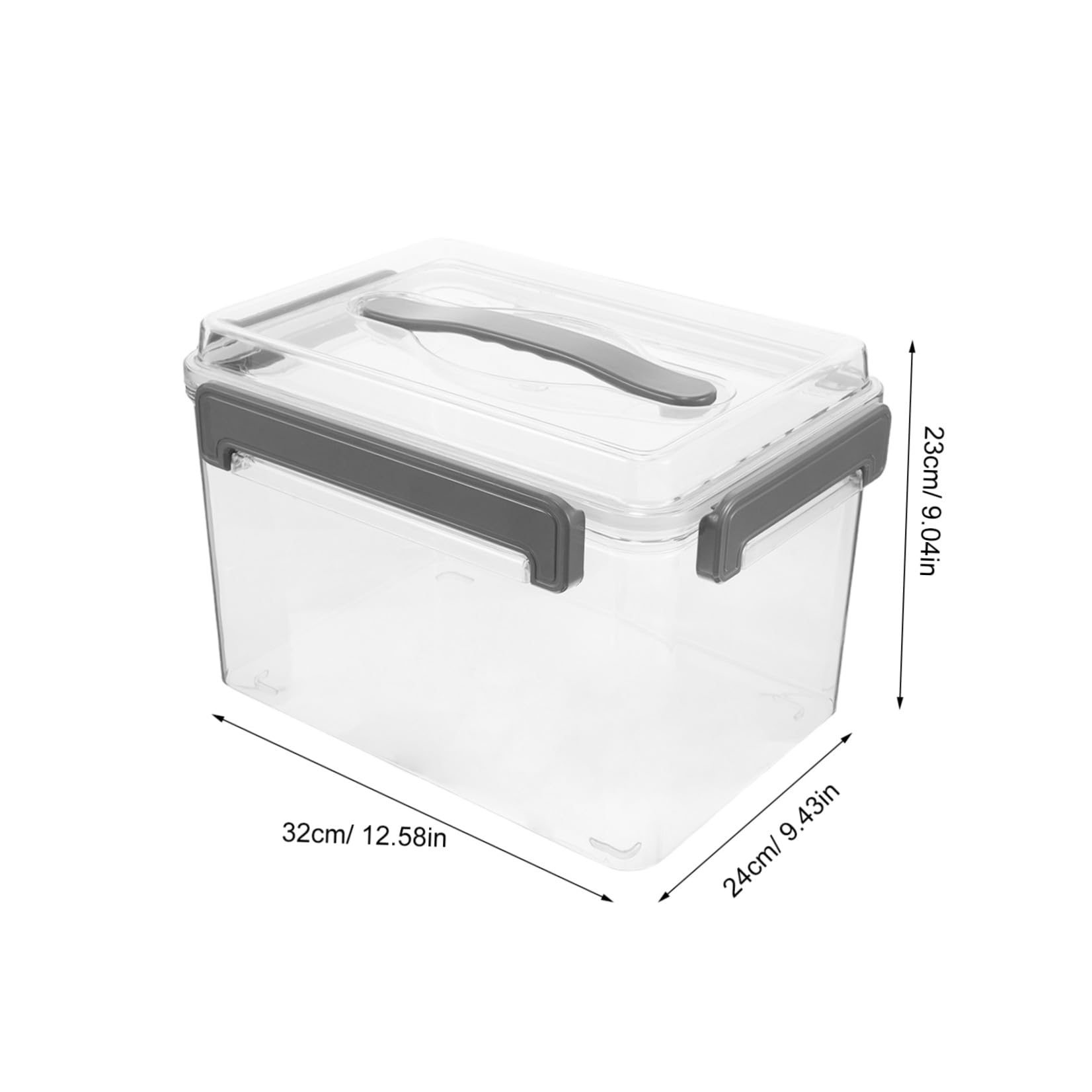 VALICLUD Kameraobjektivbehälter aus Acryl und Kunststoff Transparente Aufbewahrungsbox Tragbar für Kameraobjektive und Objektivfilter für Reisen und Outdoor Fotografen
