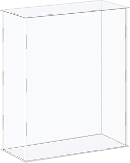 sourcing map Acrylic Display Case Box Clear Dustproof Protection Showcase 26x11x31cm for Collectibles Display