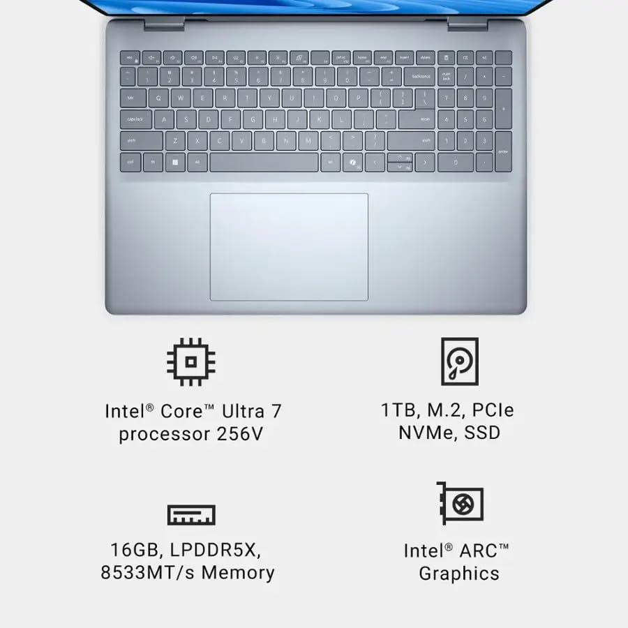Dell 16 Plus 2-en-1 16" FHD+ Touchscreen Intel Core Ultra 7 miniatura 4