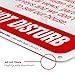 Do Not Knock Do Not Disturb Sign, No Soliciting Sign, 10x7 Inches, Rust Free .040 Aluminum, Fade Resistant, Made in USA