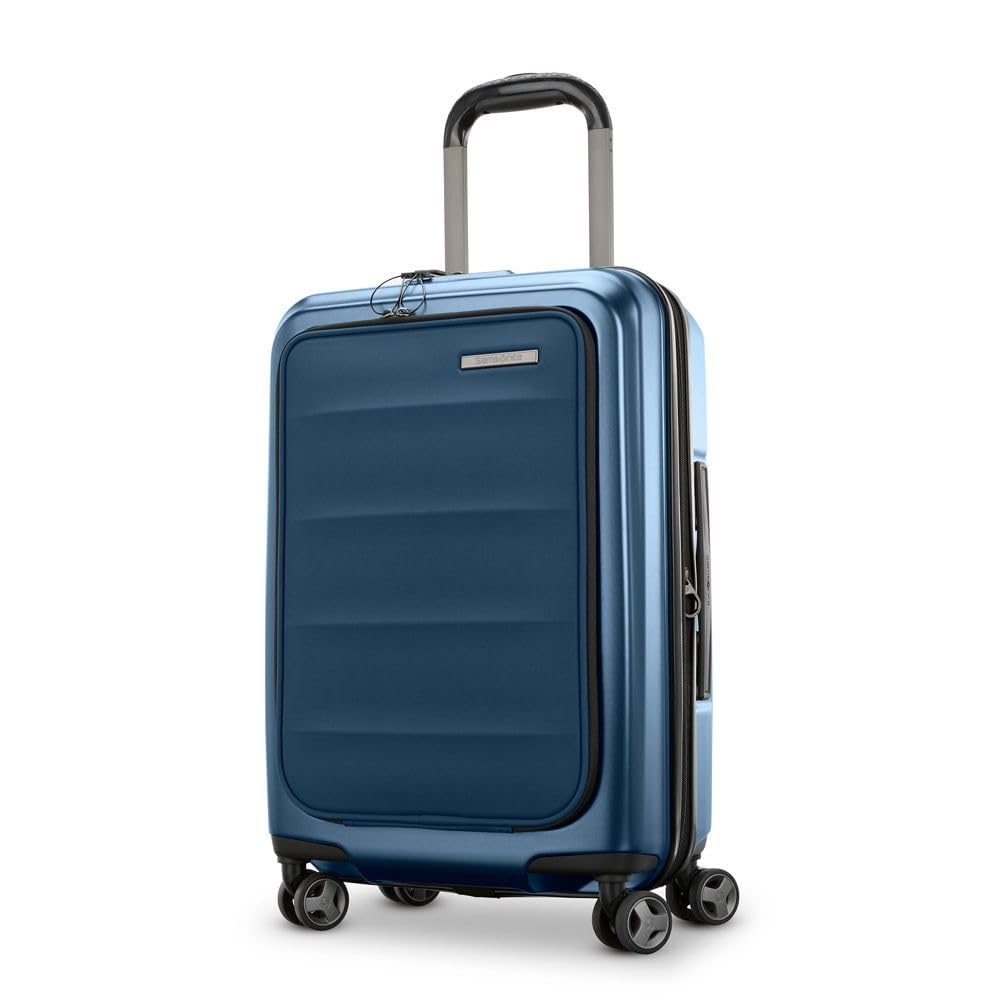 Samsonite Octiv Lightweight Hardshell 21-Inch Pro Carry-On Luggage - Durable & Impact Resistant, 360° Aero Trac Spinner Wheels, Adjustable Handle,