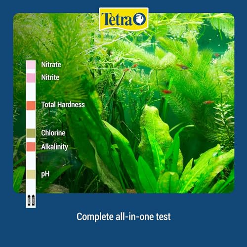Image of Tetra EasyStrips 6-in-1 Aquarium Test Strips, Water Testing (19542), (Pack of 2)