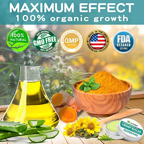 NEVISS (2 Pack) Organic Hémp Balm 10000 MG - 2 Fl Oz - Image 4