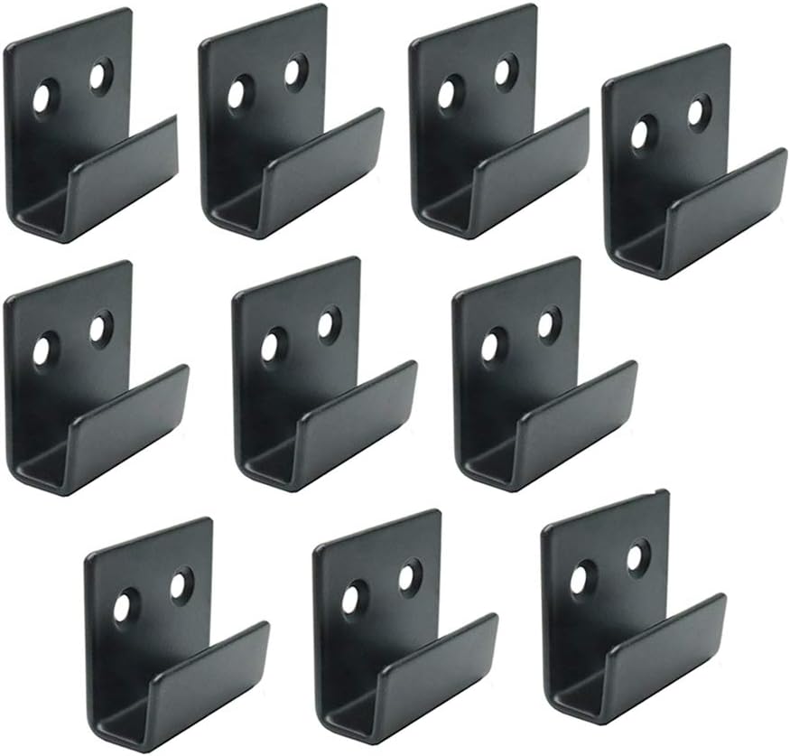 Wall Mounted Hook Fastener for Ceramic Tile Display Large Size - Pack of 10