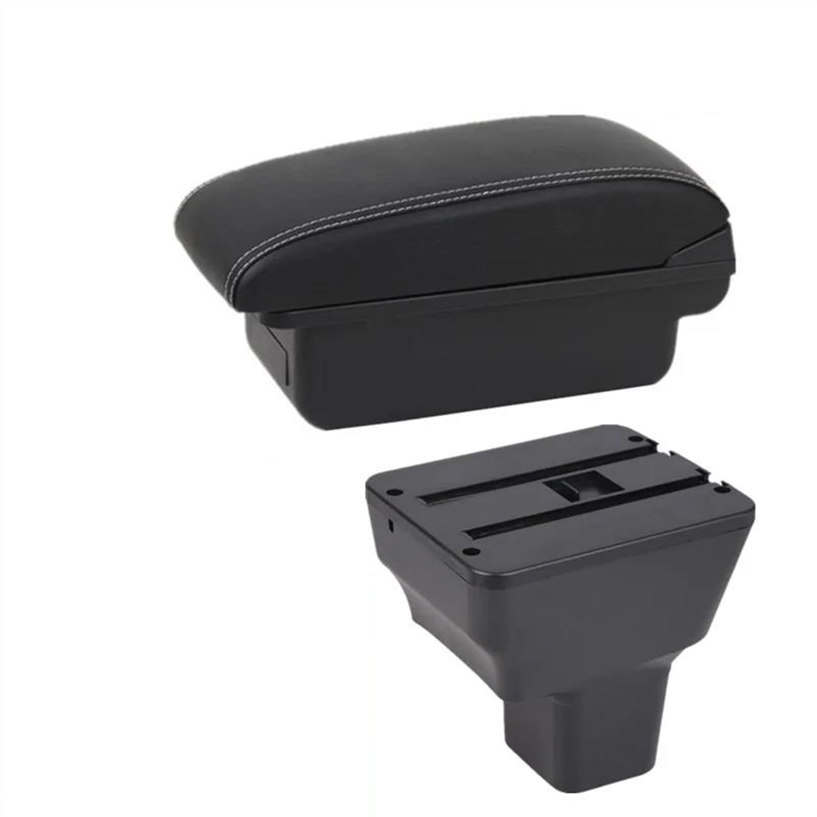 Ysdsls A1 White Line Car Interior Accessory Center Console Storage Box Multifunctional Armrest For Versa For Almera 2020-2024