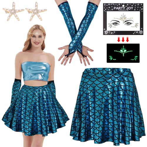 SPHERETRON Meerjungfrau Kostüm Damen Meerjungfrau Rock kostüm meerjungfrau damen rock meerjungfrau damen Sirenen Kostüm mit Meerjungfrau...
