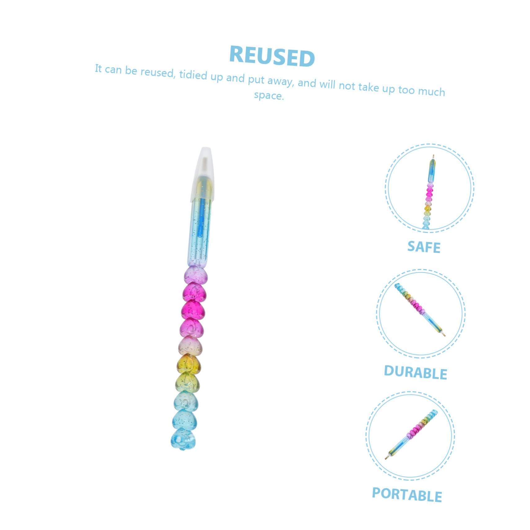 FRCOLOR 20 Pz Penna Di Perforazione Penna Per Manicure Creativa Punta Di Arte Del Penna Per Unghie Designer Di Penne Per Unghie Penna Per Pittura Per Manicure Para Uñas Plastica Abs