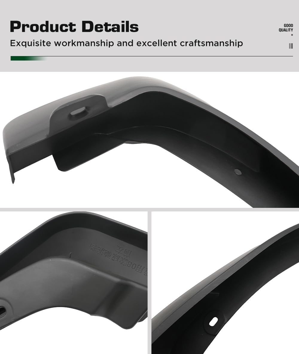 MIDOON 4PCS Car Mud Flaps Splash Guards Mudguards Car Mud Flaps Compatible with Toyota Yaris/Vios/Belta Sedan 2007 2008 2009 2010 2011 2012 2013