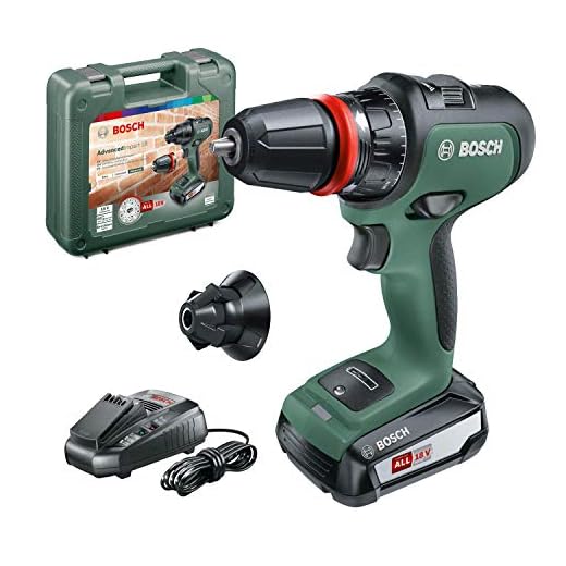 Bosch - Atornillador Combinado a Batería AdvancedImpact 18 (1 Batería, Sistema de 18 V, en Estuche)