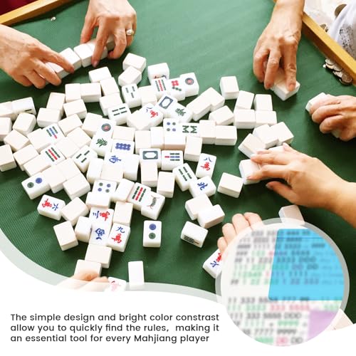 Mahjong Line Reader 8 piezas guía manual azul miniatura 6