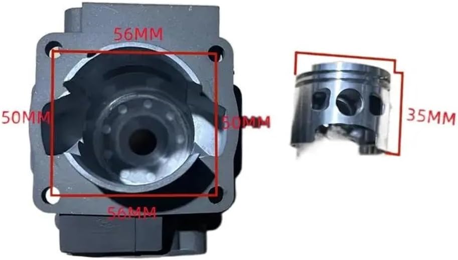 Cylinder Piston Ring Pin Kit 43mm Fit for T320 SV-PHV100-120 Double Man Operataion Tea Picker Parts