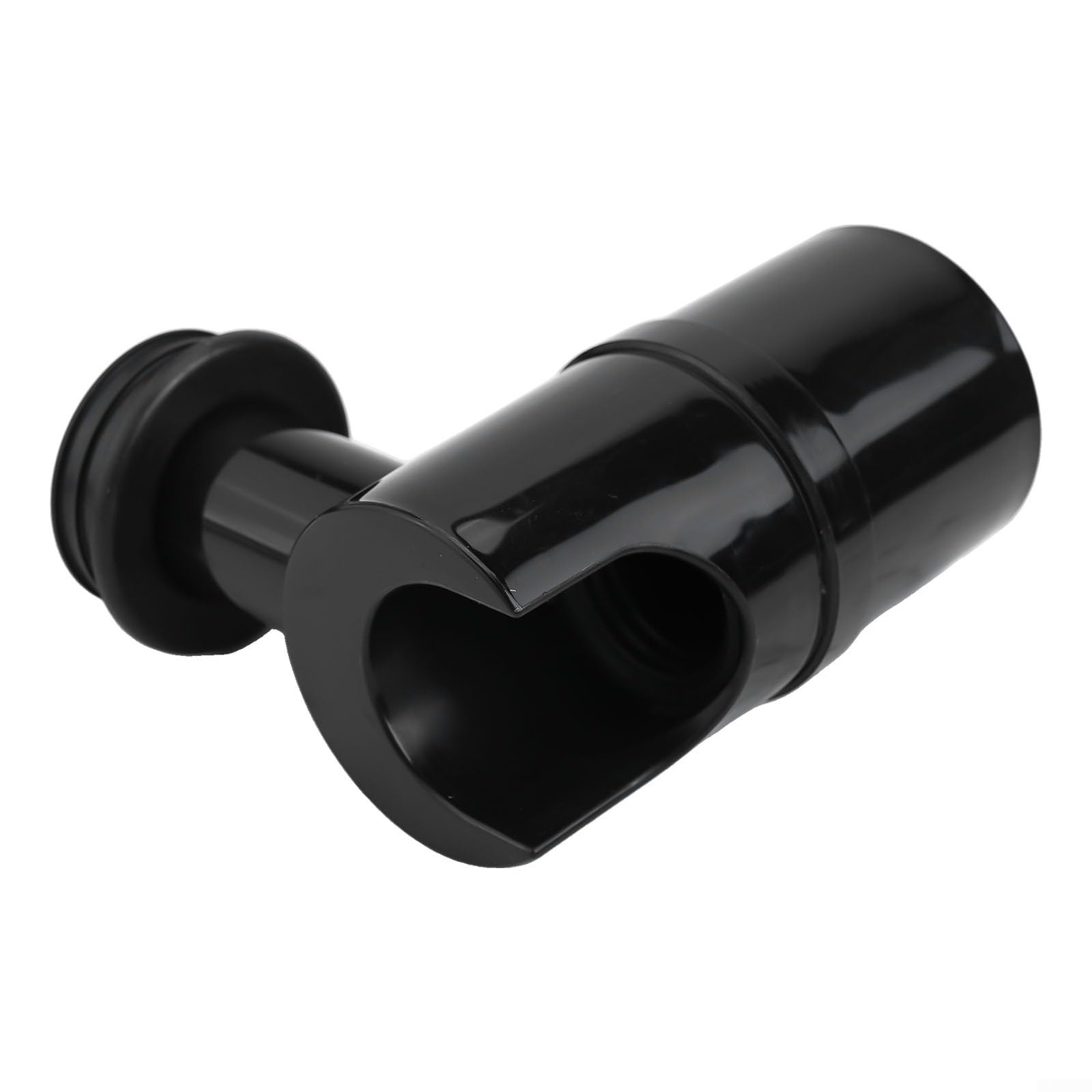 ZYNCUE Sifone di scarico per lavello, 6,35 cm, regolabile, girevole a 360°, con filtro per capelli, per bagno e lavandino, installazione flessibile (nero)