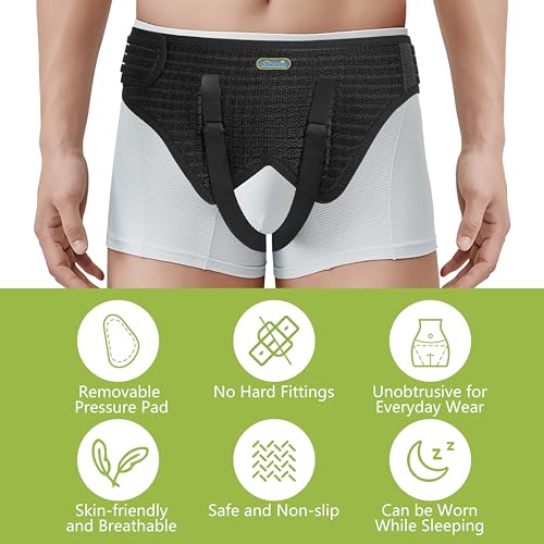 Faja Hernia para Hombre y Mujer, con Almohadillas Ajustables, Mediana miniatura 3