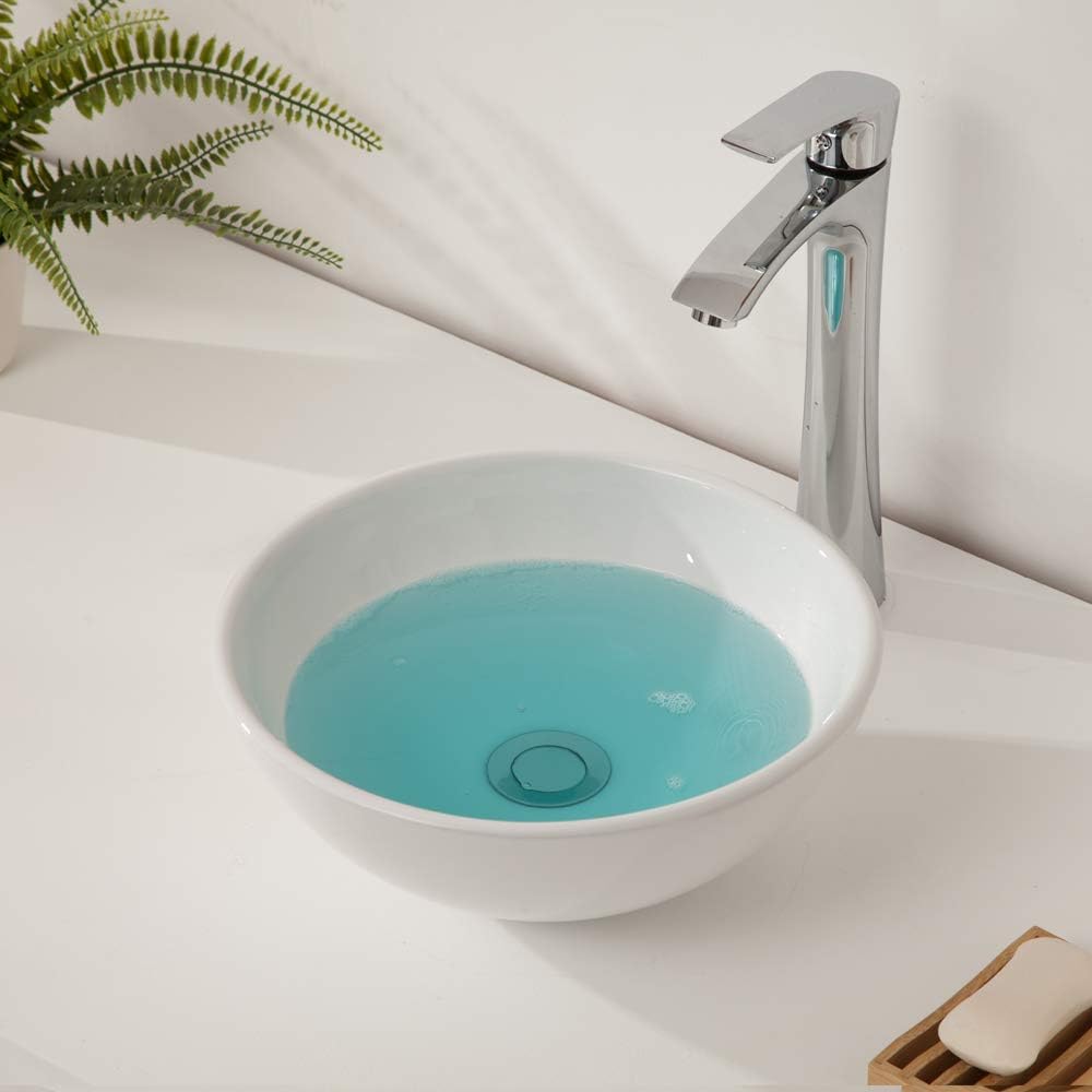 Prоmо Dіѕсоunt Uр Tо 70% оƒƒ Vessel Sink Round - Sarlai 13x13 Modern Small Bathroom Sink Round Bowl Above Counter White Porcelain Ceramic Bathroom Vessel Vanity Sink Art Basin