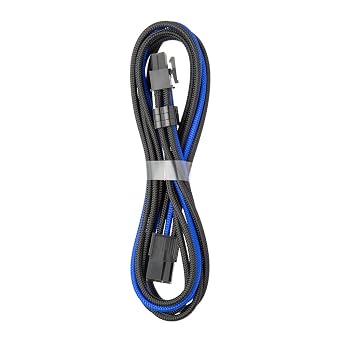 CableMod Pro ModMesh 6-pin PCI-e Extension Black + Blue, 45cm