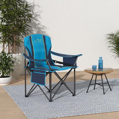 FAIR WIND 2 Pack Oversized Fully Padded Camping Chair with Lumbar Support の商品画像 1
